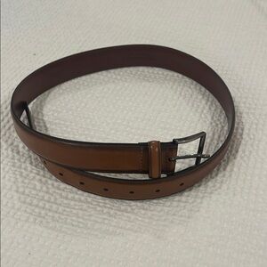 Perry Ellis Classic Brown Leather Belt